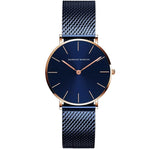 Stainless Steel Mesh Rose Gold Watch