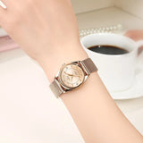 Luxury Fashionable Watch with Mesh Strap