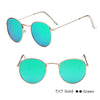 Mirror Metal Round Sunglasses