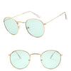 Mirror Metal Round Sunglasses