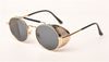 Retro Round UV400 Steampunk Sunglasses