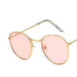 Mirror Metal Round Sunglasses