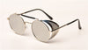 Retro Round UV400 Steampunk Sunglasses