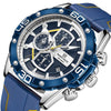 Blue Dial Chronograph Watch