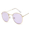 Mirror Metal Round Sunglasses