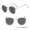 Mirror Metal Round Sunglasses