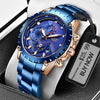 Stainless Steel 30m Waterproof Quartz Watch