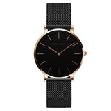 Stainless Steel Mesh Rose Gold Watch