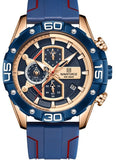 Blue Dial Chronograph Watch