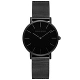 Stainless Steel Mesh Rose Gold Watch