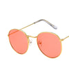 Mirror Metal Round Sunglasses