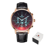 Fashion Color Chronograph Watch with Bright Glass