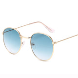 Mirror Metal Round Sunglasses