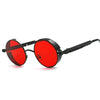 Metal Round Steampunk Sunglasses