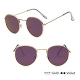 Mirror Metal Round Sunglasses