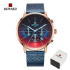 Fashion Color Chronograph Watch with Bright Glass