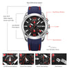 Chronograph Analog Luminous Quartz Watch with Date