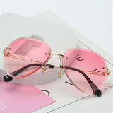 Gradient Rimless Sunglasses