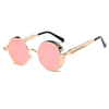 Metal Round Steampunk Sunglasses