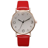 Top Style Fashion Women's Classic Watch with Leather band