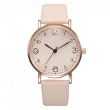 Top Style Fashion Women's Classic Watch with Leather band