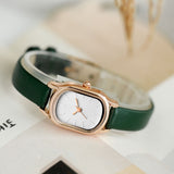 Minimalist Ladies Watch with Leather Strap