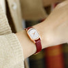 Minimalist Ladies Watch with Leather Strap