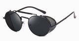 Retro Round UV400 Steampunk Sunglasses