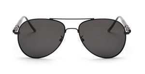 Classic Polarized Black Pilot Sunglasses 