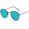 Mirror Metal Round Sunglasses