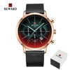 Fashion Color Chronograph Watch with Bright Glass