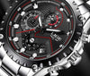 Stainless Steel 30m Waterproof Quartz Watch