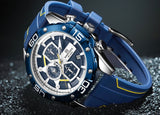 Blue Dial Chronograph Watch