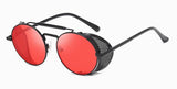 Retro Round UV400 Steampunk Sunglasses