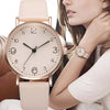 Top Style Fashion Women's Classic Watch with Leather band