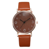 Top Style Fashion Women's Classic Watch with Leather band