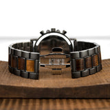 Luxury Wood Stainless Steel Wooden Watch