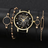 Crystal Rhinestone Bracelet Watch Set