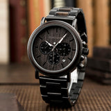 Luxury Wood Stainless Steel Wooden Watch