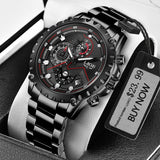 Stainless Steel 30m Waterproof Quartz Watch