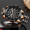 Sport Chronograph Full Steel Quartz Watch