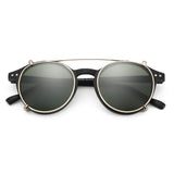 Classic Retro Rivet Polarized Sunglasses