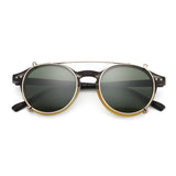 Classic Retro Rivet Polarized Sunglasses