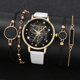 Crystal Rhinestone Bracelet Watch Set