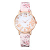 Embossed Flowers Watch