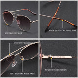 UV400 Mirror Aviator Sunglasses