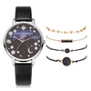 Crystal Rhinestone Bracelet Watch Set