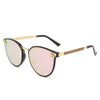 Fashion Luxury Round Metal Frame Mirror Sunglasses