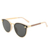 Fashion Luxury Round Metal Frame Mirror Sunglasses