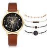 Crystal Rhinestone Bracelet Watch Set